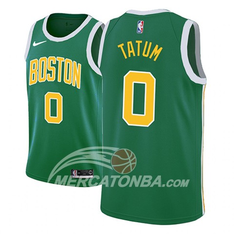 Maglia NBA Boston Celtics Jayson Tatum Earned 2018-19 Verde
